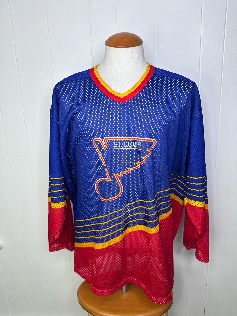 Vintage 90s CCM St Louis Blues Mesh Jersey NHL